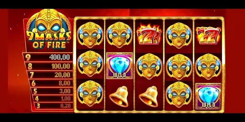 po 20251204 ca free slots 9 Masks of Fire web
